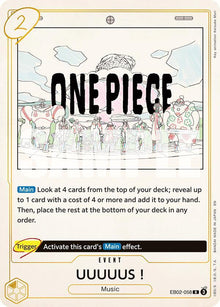 UUUUUS! EB02-058 Rare Extra Booster: Anime 25th Collection One Piece Foil NM