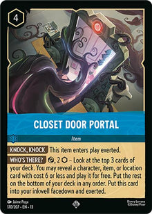 Closet Door Portal 170/204 Super Rare Attack of the Vine! Lorcana Near Mint