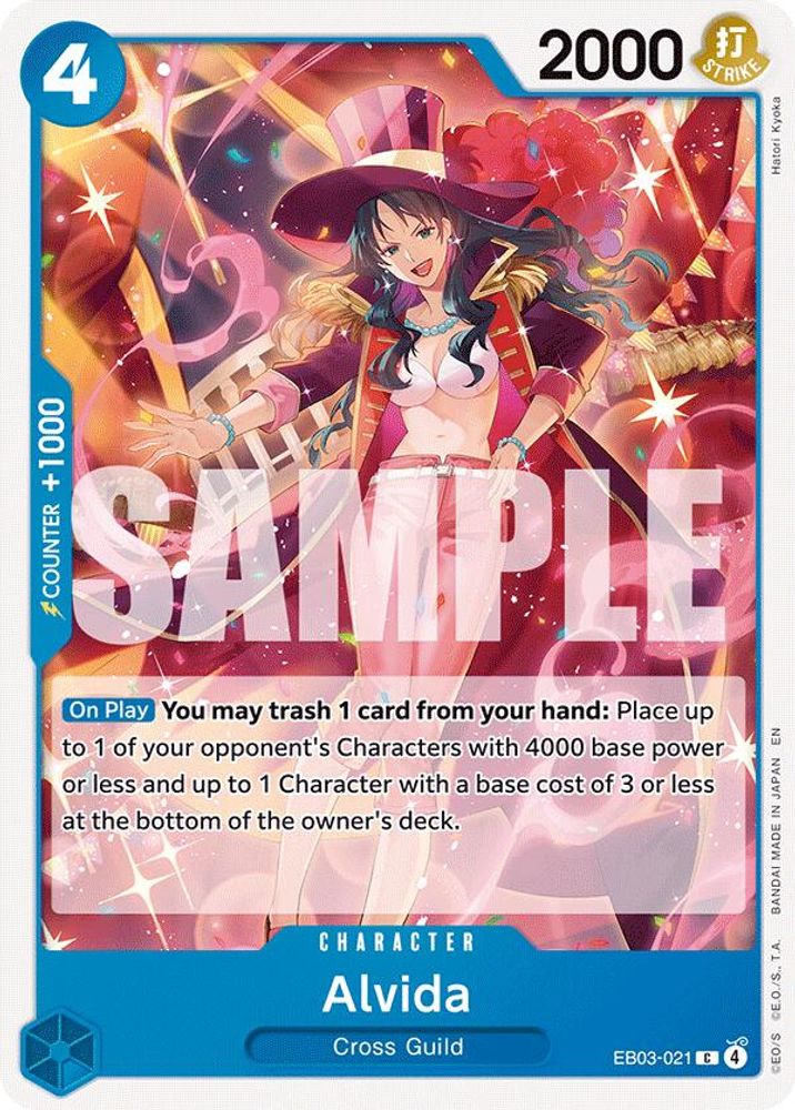 Alvida EB03-021 Common Extra Booster: One Piece Heroines Edition One Piece NM