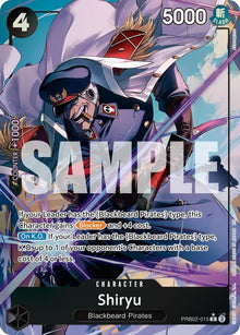Shiryu (Alternate Art) PRB02-015 Premium Booster -The Best- Vol. 2 One Piece Foil NM