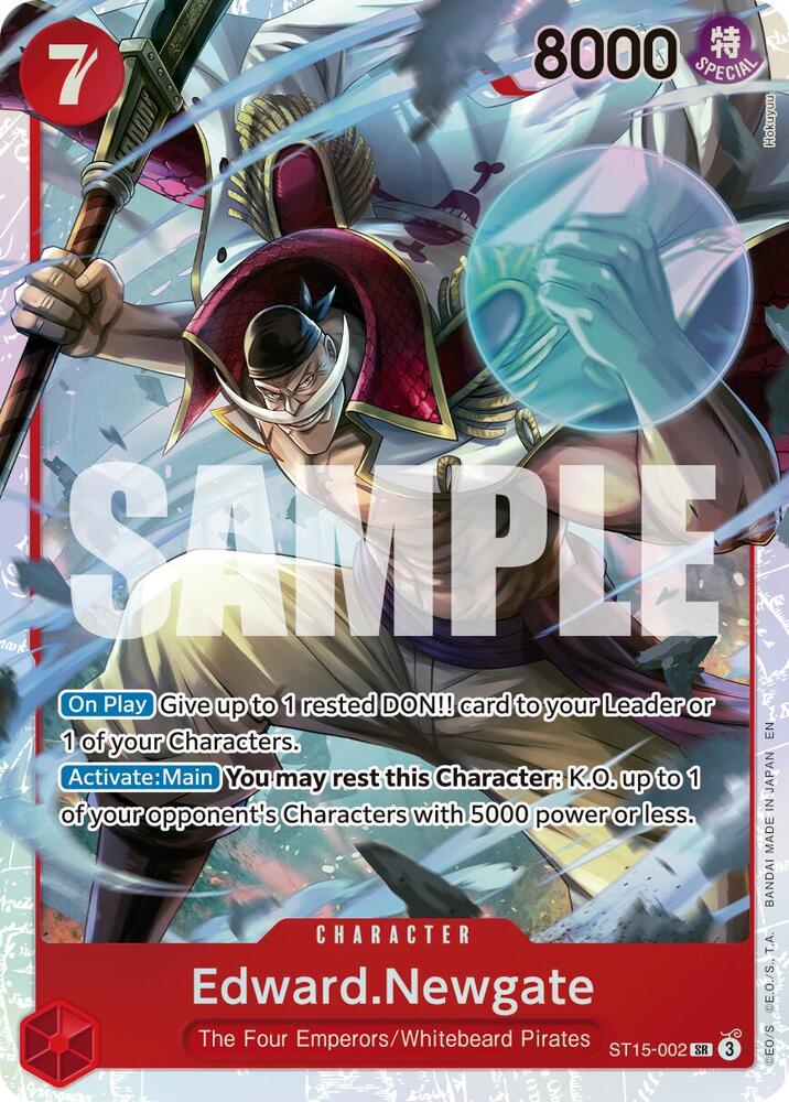 Edward.Newgate (Reprint) ST15-002 Premium Booster -The Best- Vol. 2 One Piece Foil NM