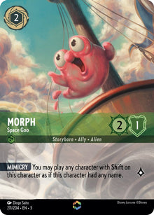 Morph - Space Goo (Enchanted) 211/204 Into the Inklands Lorcana Holo NM