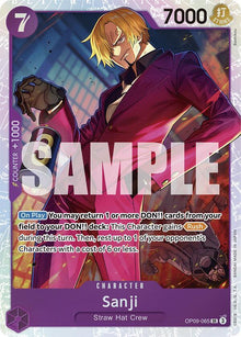Sanji (065) OP09-065 Super Rare Emperors in the New World One Piece Foil NM