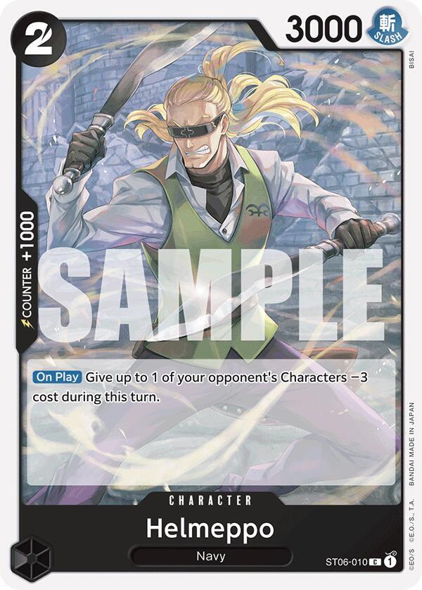 Helmeppo (Reprint) ST06-010 Common Premium Booster -The Best- One Piece NM
