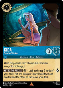 Kida - Creative Thinker 164/204 Rare Archazia's Island Lorcana Near Mint