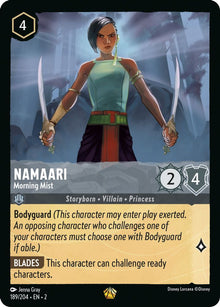 Namaari - Morning Mist 189/204 Legendary Rise of the Floodborn Lorcana Near Mint