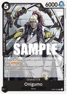 Onigumo OP02-095 Uncommon Paramount War One Piece Near Mint
