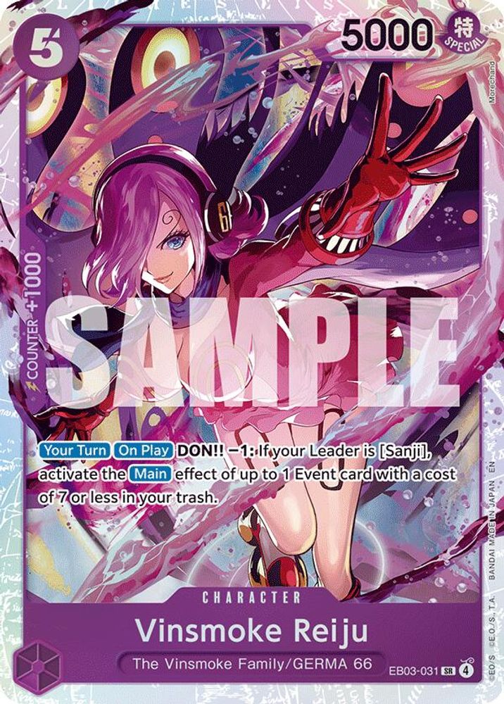 Vinsmoke Reiju EB03-031 Extra Booster: One Piece Heroines Edition One Piece Foil NM