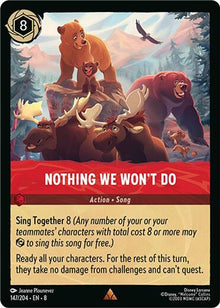 Nothing We Won't Do 147/204 Rare Reign of Jafar Lorcana Near Mint