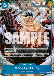 Monkey.D.Luffy (TR) OP11-058 Carrying On His Will One Piece Foil NM