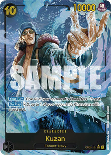 Kuzan (Alternate Art) OP02-121 Premium Booster -The Best- One Piece Foil NM