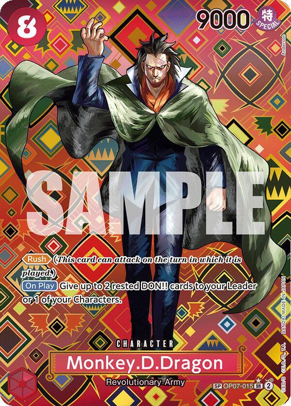 Monkey.D.Dragon (SP) OP07-015 Emperors in the New World One Piece Foil NM