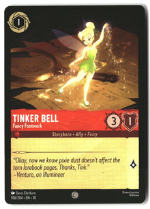 Tinker Bell - Fancy Footwork 106/204 Common Whispers in the Well Lorcana LP