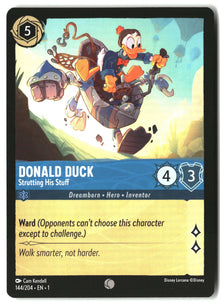 Donald Duck - Strutting His Stuff 144/204 Common The First Chapter Lorcana LP