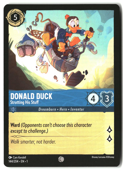 Donald Duck - Strutting His Stuff 144/204 Common The First Chapter Lorcana LP