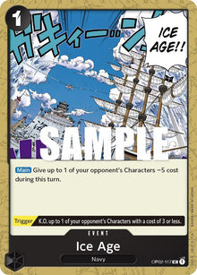 Ice Age OP02-117 Uncommon Paramount War One Piece Near Mint