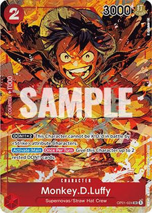 Monkey.D.Luffy (024) (Parallel) OP01-024 Romance Dawn One Piece Foil NM
