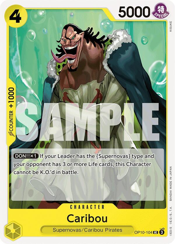 Caribou OP10-104 Uncommon Royal Blood One Piece Near Mint