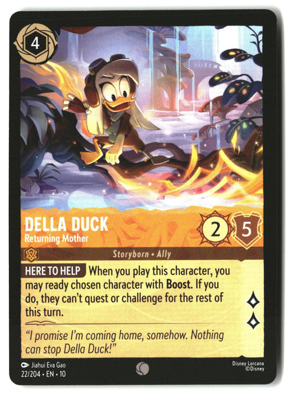 Della Duck - Returning Mother 22/204 Common Whispers in the Well Lorcana LP
