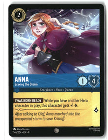 Anna - Braving the Storm 146/204 Common Fabled Lorcana Lightly Played