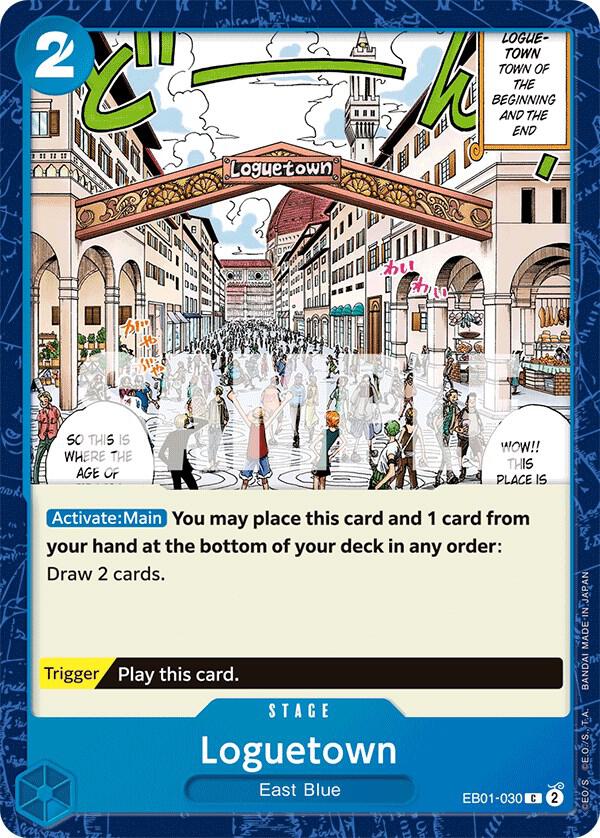 Loguetown EB01-030 Common Extra Booster: Memorial Collection One Piece Near Mint