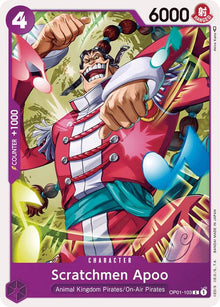 Scratchmen Apoo OP01-103 Common Romance Dawn One Piece Near Mint