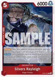 Silvers Rayleigh OP09-005 Rare Emperors in the New World One Piece Foil NM