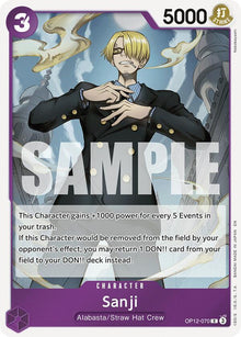 Sanji (070) OP12-070 Rare Legacy of the Master One Piece Foil Near Mint