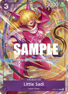 Little Sadi (Alternate Art) OP02-073 Rare Paramount War One Piece Foil Near Mint