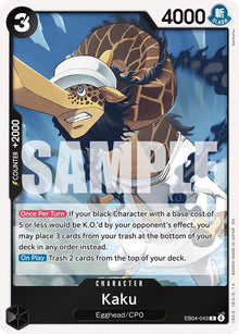 Kaku EB04-043 Rare Adventure on Kami's Island One Piece Foil Near Mint