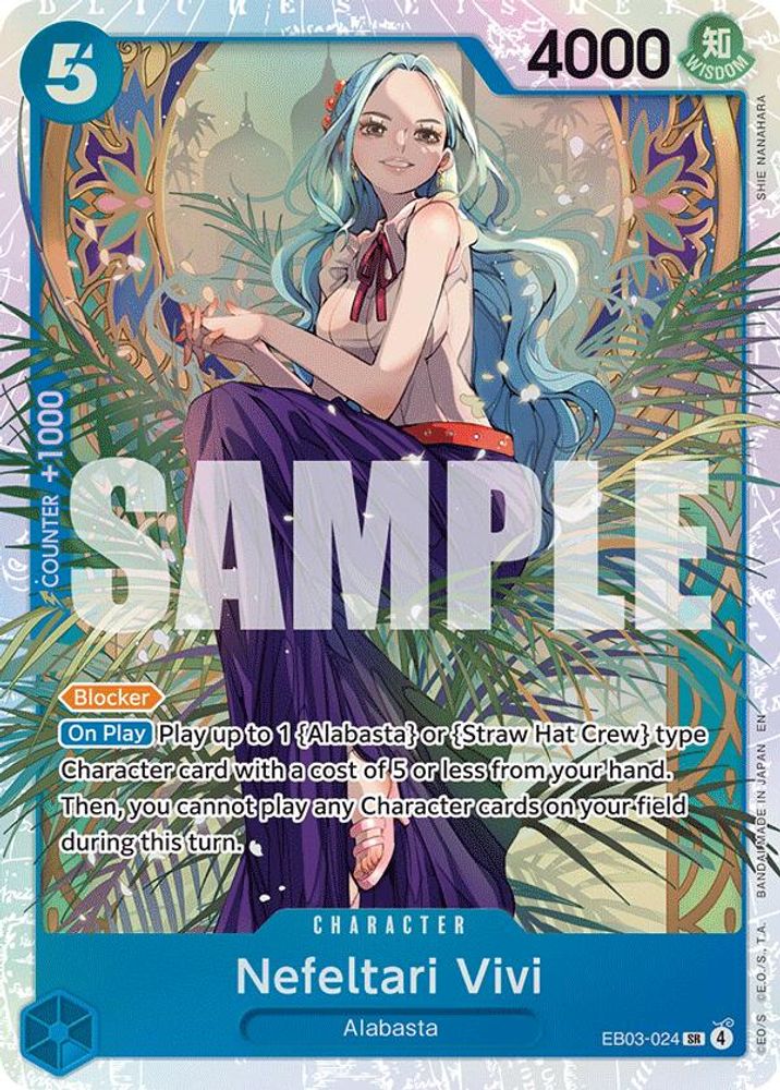 Nefeltari Vivi (024) EB03-024 Extra Booster: One Piece Heroines Edition One Piece Foil NM