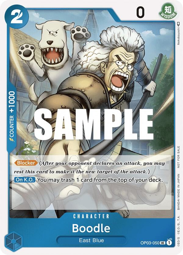 Boodle (Dash Pack) OP03-050 Uncommon Kingdoms of Intrigue One Piece Foil NM