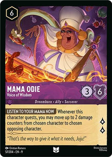 Mama Odie - Voice of Wisdom 57/204 Uncommon Fabled Lorcana Near Mint