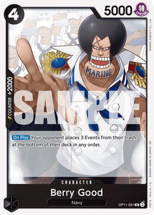 Berry Good OP11-091 Uncommon A Fist of Divine Speed One Piece Near Mint