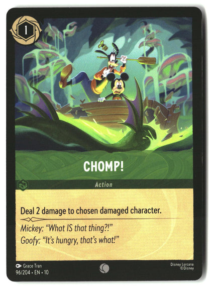 Chomp! 96/204 Common Whispers in the Well Lorcana Lightly Played
