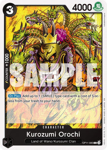 Kurozumi Orochi OP11-085 Common A Fist of Divine Speed One Piece Near Mint