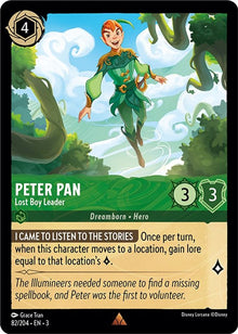 Peter Pan - Lost Boy Leader 82/204 Rare Into the Inklands Lorcana Near Mint