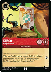 Kuzco - Picky Customer 111/204 Uncommon Attack of the Vine! Lorcana Near Mint