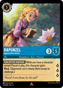 Rapunzel - Appreciative Artist 153/204 Rare Ursula's Return Lorcana Near Mint