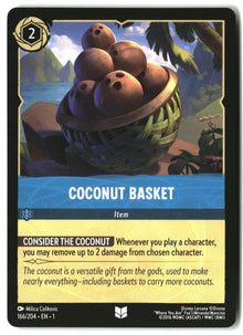 Coconut Basket 166/204 Uncommon The First Chapter Lorcana Lightly Played