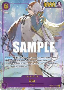 Uta (Alternate Art) OP02-120 Secret Rare Paramount War One Piece Foil Near Mint