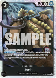Jack OP08-084 Super Rare Two Legends One Piece Foil Near Mint