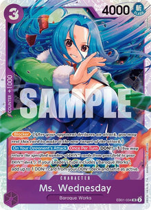Ms. Wednesday EB01-034 Extra Booster: Memorial Collection One Piece Foil NM