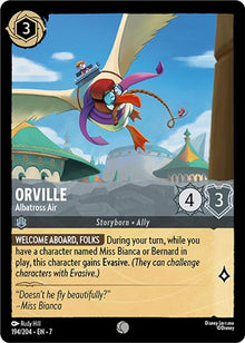 Orville - Albatross Air 194/204 Common Archazia's Island Lorcana Near Mint