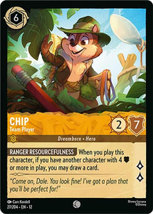 Chip - Team Player 27/204 Common Wilds Unknown Lorcana Near Mint