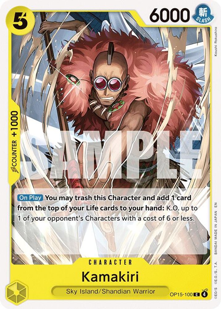 Kamakiri OP15-100 Common Adventure on Kami's Island One Piece Near Mint