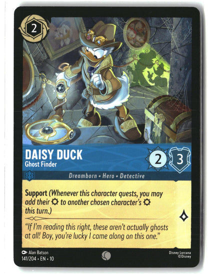 Daisy Duck - Ghost Finder 141/204 Common Whispers in the Well Lorcana LP