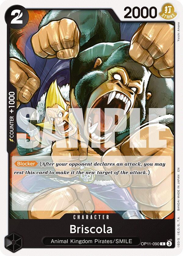 Briscola OP11-090 Common A Fist of Divine Speed One Piece Near Mint