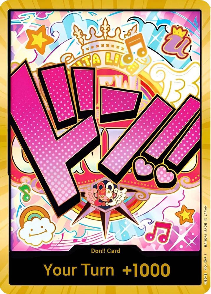 DON!! Card (Uta) (Gold) DON!! Premium Booster -The Best- One Piece Foil NM