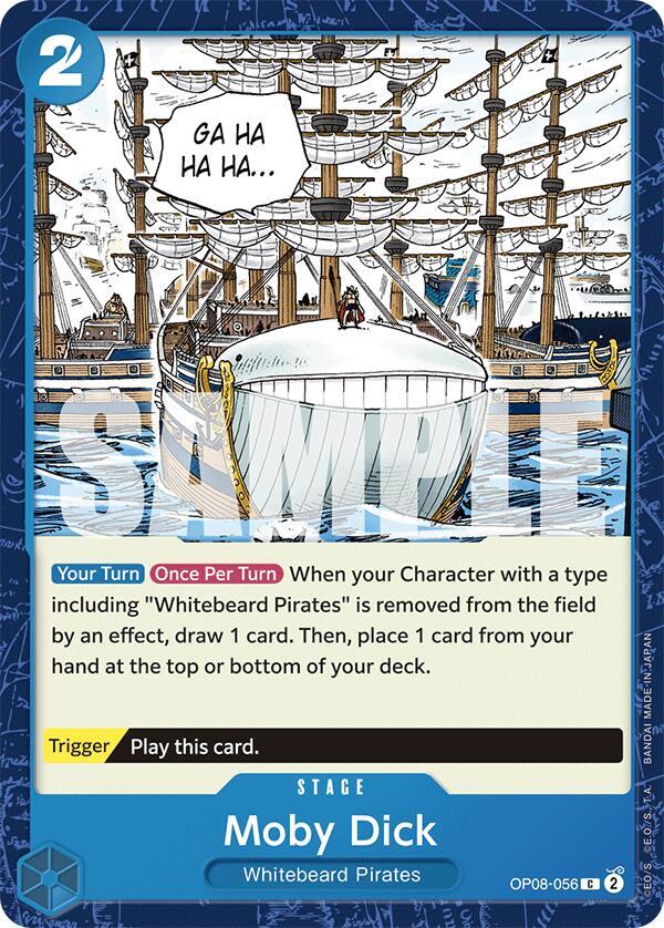 Moby Dick OP08-056 Common Two Legends One Piece Near Mint